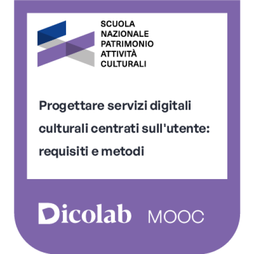 Open Badge: Progettare servizi digitali culturali centrati sull'utente